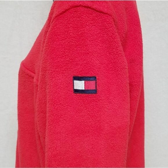 VINTAGE Tommy Hilfiger Fleece Quarter Zip Sweater - Picture 8 of 12